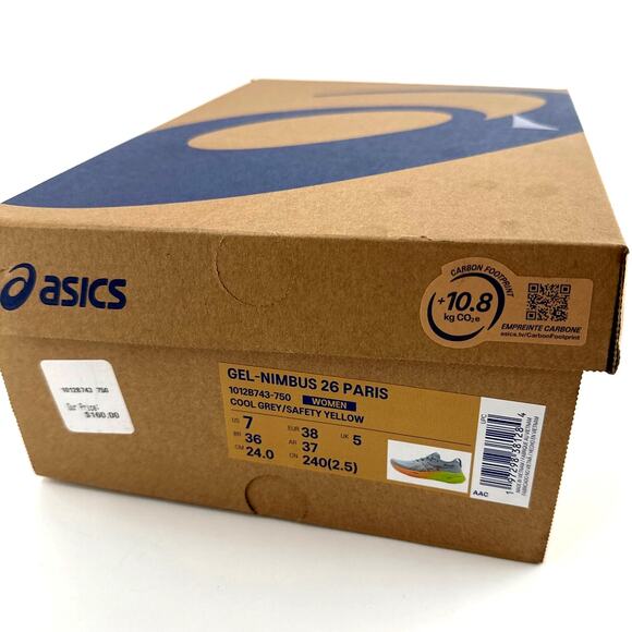 Asics Women's Gel Nimbus 26 Paris Running Shoes Size 7 - Picture 2 of 15